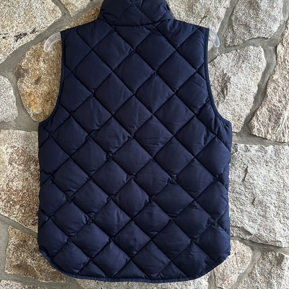 J. Crew Navy Blue Excursion Quilted Vest - Picture 4 of 10